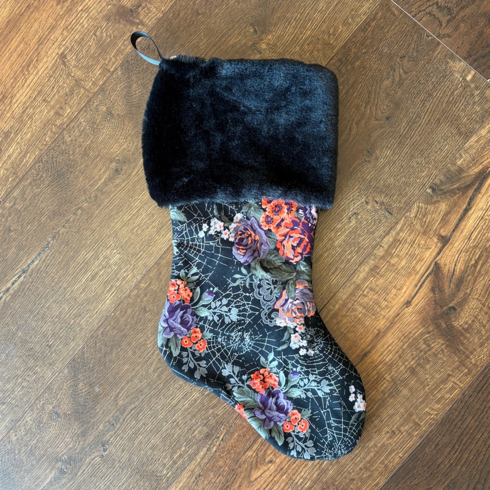 NWOT Flower Spider Web Christmas Stocking ✨Multiple Available✨